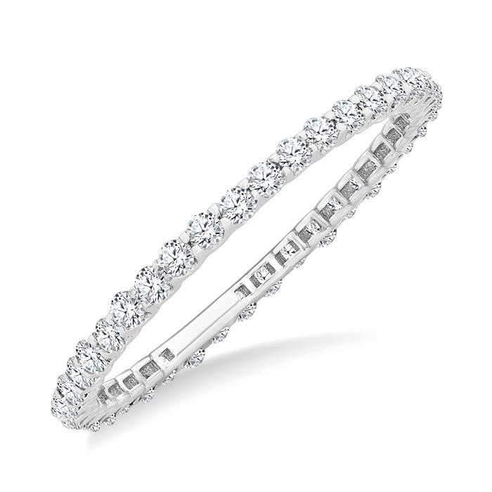 Round Shape Eternity Diamond Wedding Band 33493DHFGWG