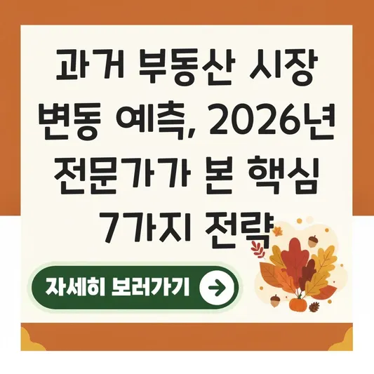 과거 부동산 시장 변동 예측
