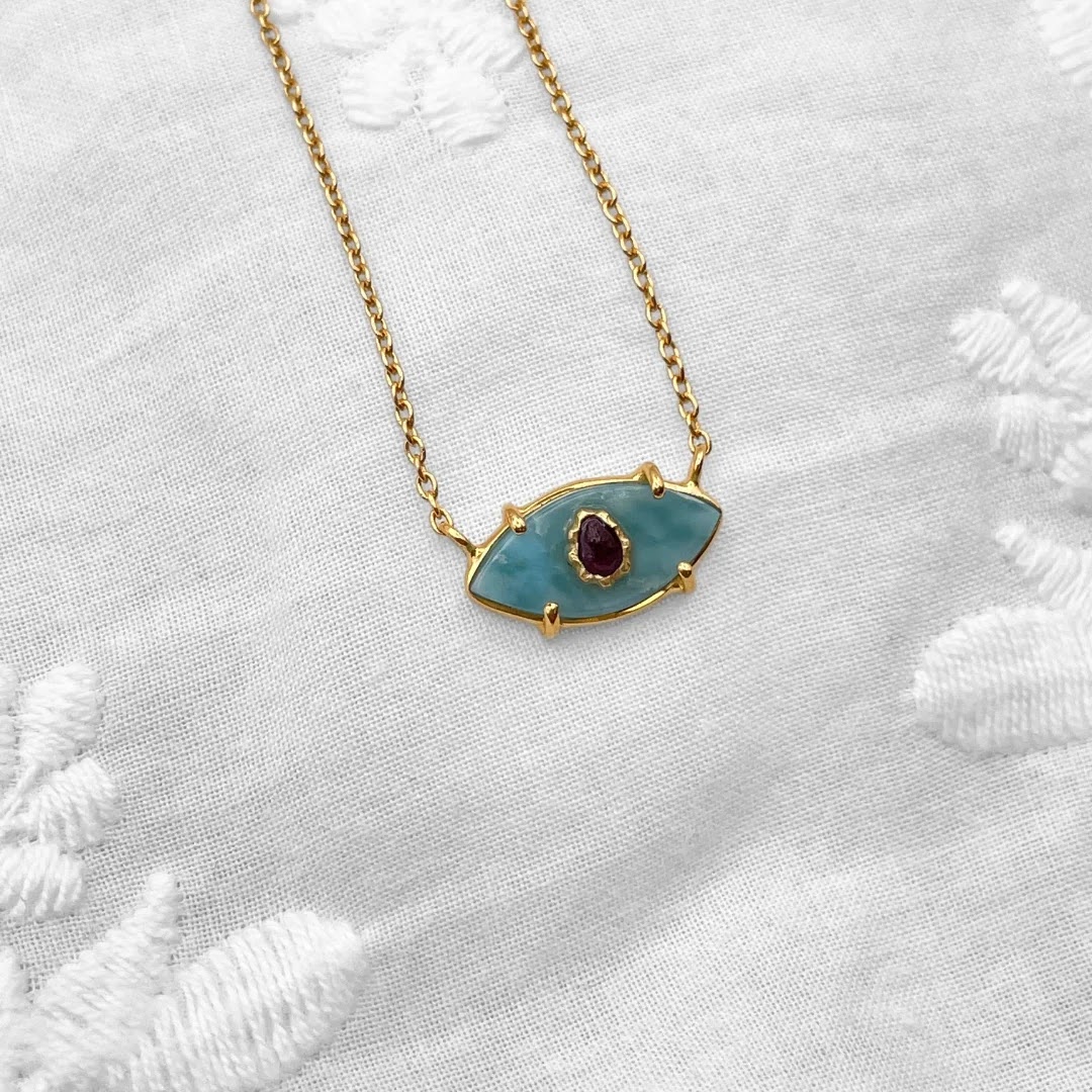 Колье Ayin baby LARIMAR