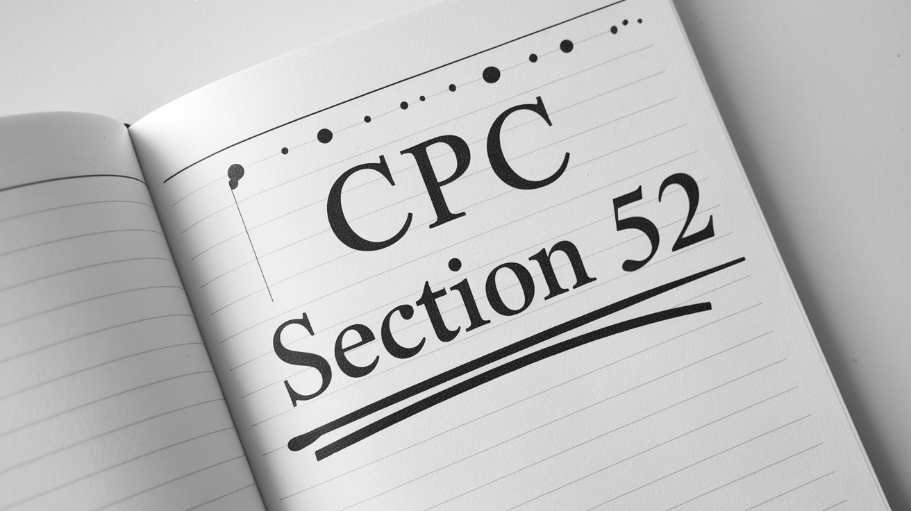 CPC Section 52 – Arrest and Detention of Judgment-Debtor