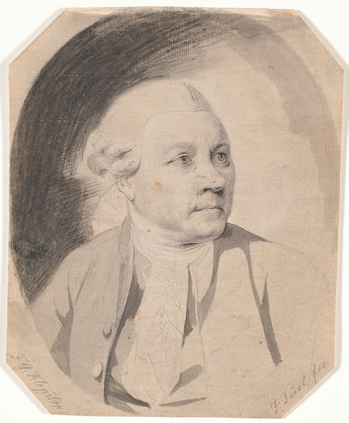 Portræt af digteren FG Klopstock 1724 1803 1780