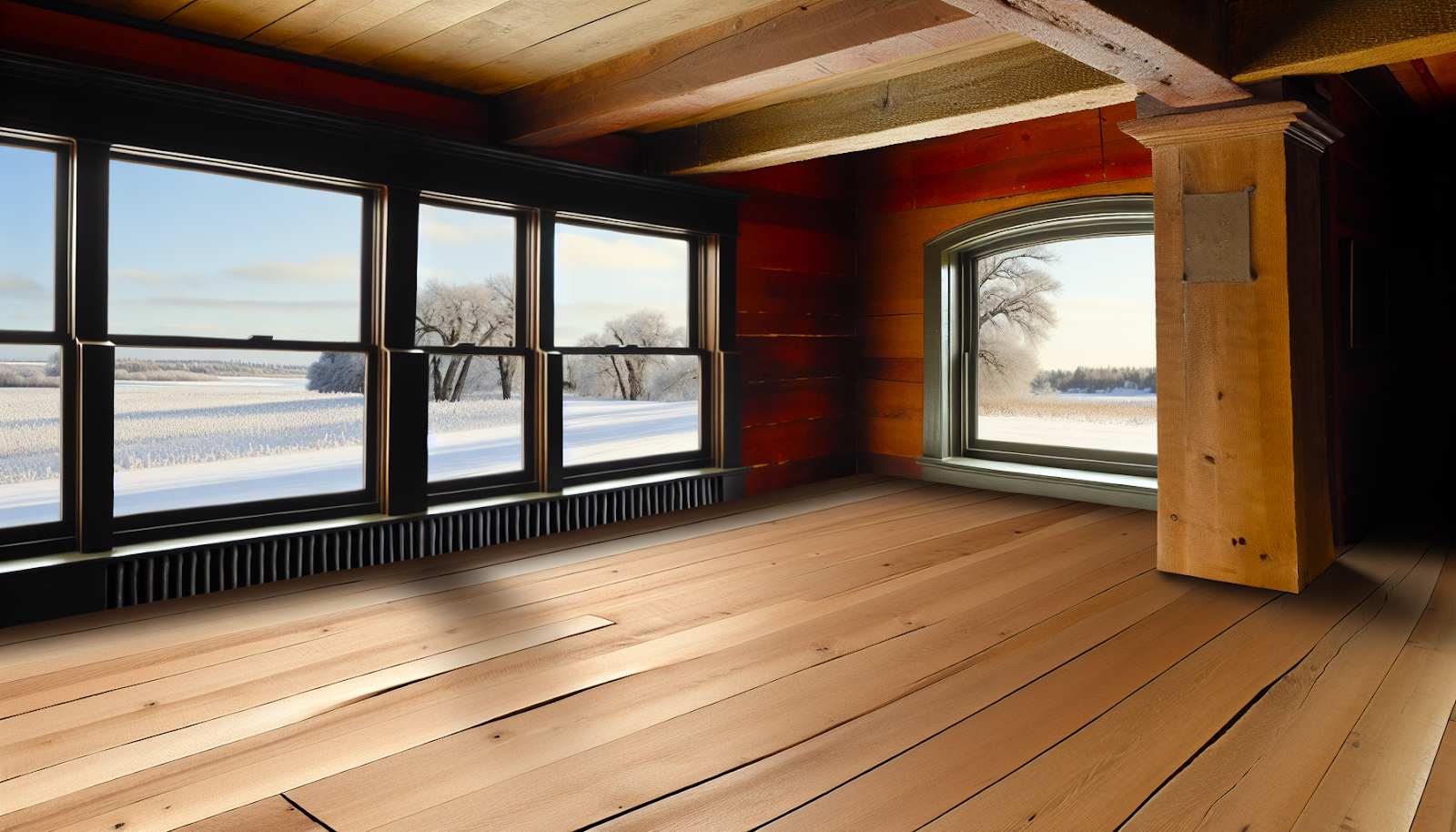 Farmhouse Hardwood Floor Restoration in Farmington