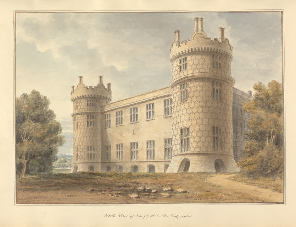North view of Longford Castle lately erected 1811