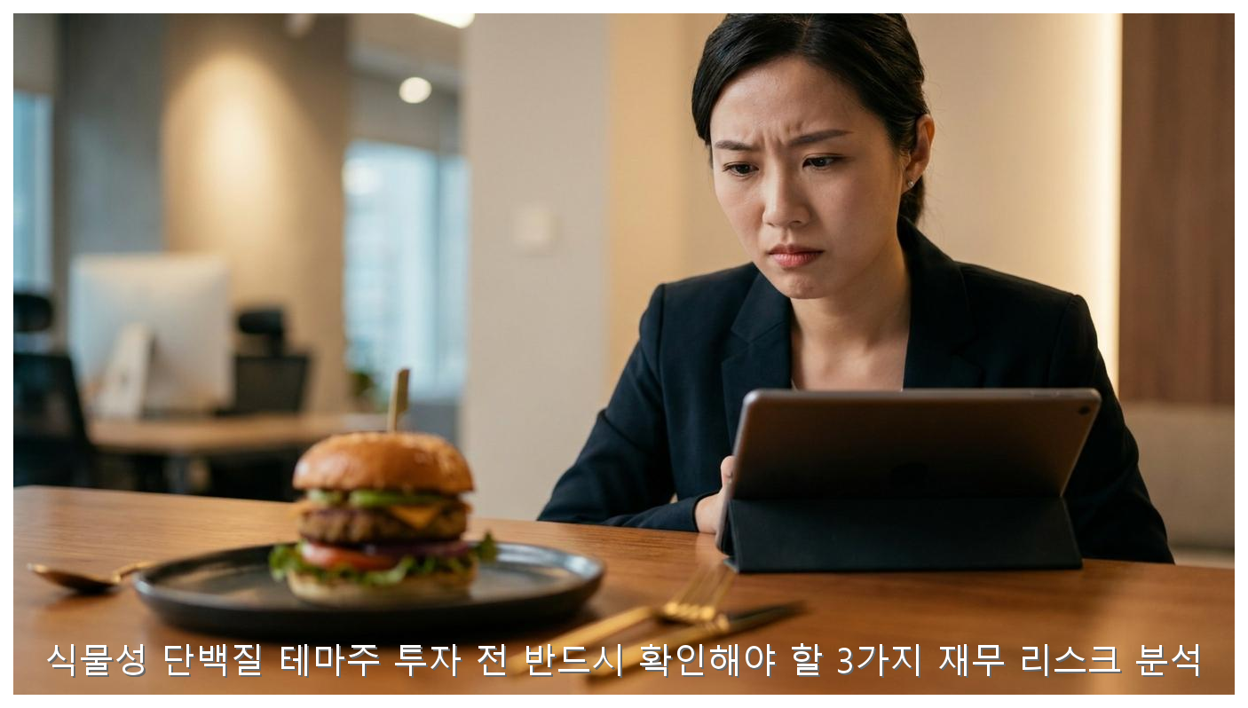 식물성 단백질 테마주 투자 전 반드시 확인해야 할 3가지 재무 리스크 분석 핵심 안내 및 분석 인포그래픽 (2)