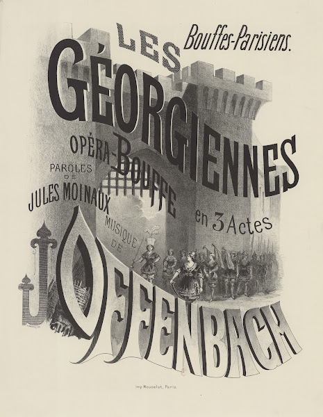 Bouffes Parisiens Les Géorgiennes opéra bouffe en 3 actes 1864