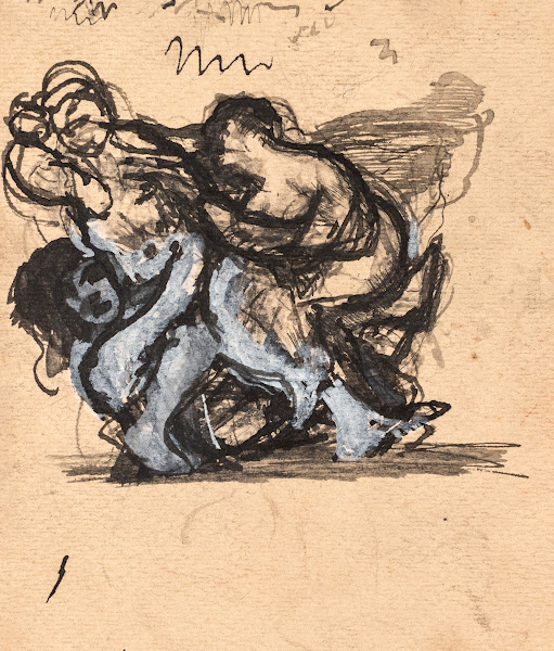 Studie til To kvinder slås om en mand 1878  1909