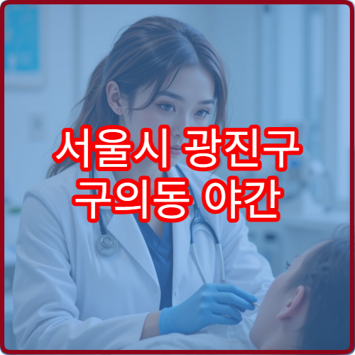 서울시 광진구 구의동 야간 정형외과 진료 병원 야간 정형외과 찾기