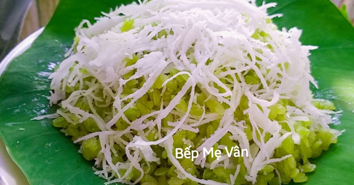 Cốm dẹp trộn dừa