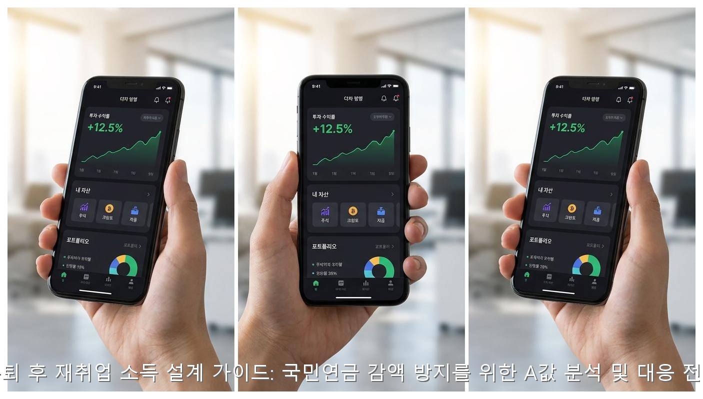은퇴 후 재취업 소득 설계 가이드: 국민연금 감액 방지를 위한 A값 분석 및 대응 전략 핵심 안내 및 분석 인포그래픽 (8)