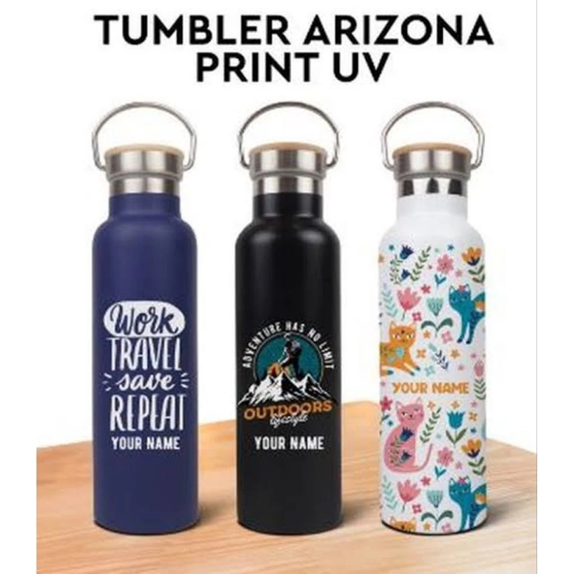 Tumbler Arizona/Tumbler costum logo/ cetak Grafir & print uv — foto 1