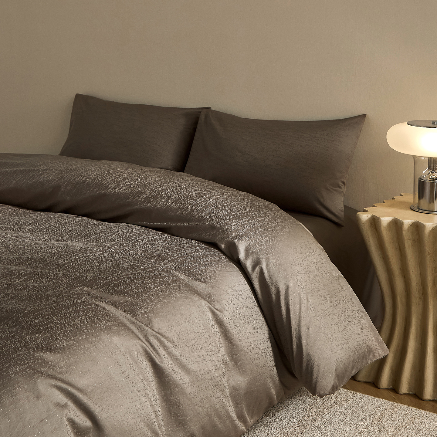 Cotton Bedding Set, 100 Thread Count, Long-Staple Cotton