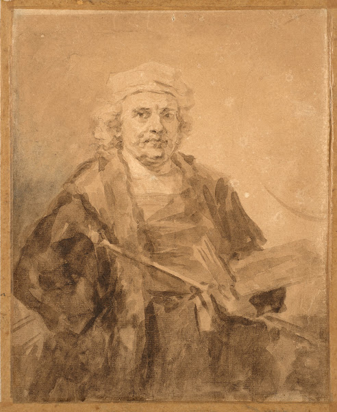 Portrait de Rembrandt à la palette