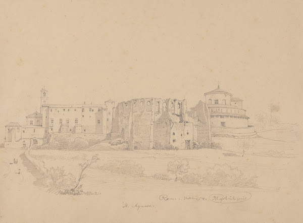 Church of Saint Agnes Outside the Walls SantAgnese fuori le mura and the Mausole