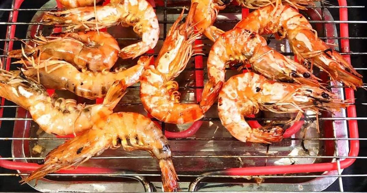 Tôm sú nướng muối ớt