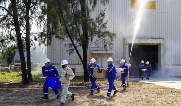 PVSM: Diễn tập tổng hợp nâng cao năng lực bảo vệ tài sản và an toàn phòng cháy