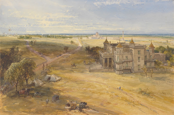 The Dilkoosha Lucknow in the Distance 1866