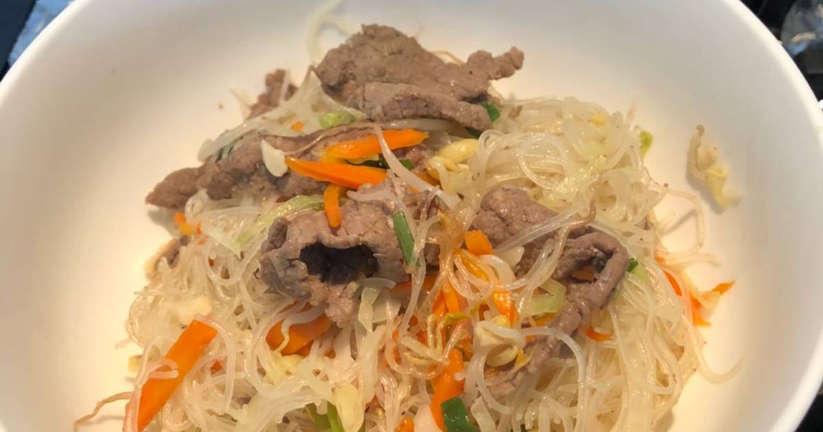 Bún khô xào bò