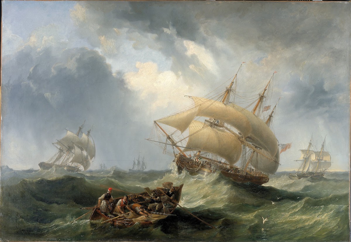 Shipping in the Open Sea 1838