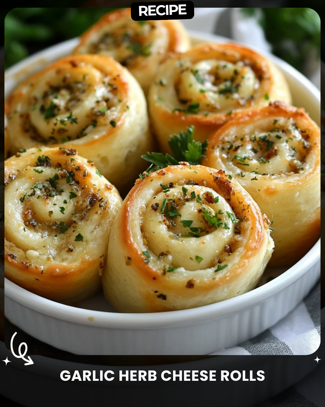 Garlic Herb Cheese Rolls
