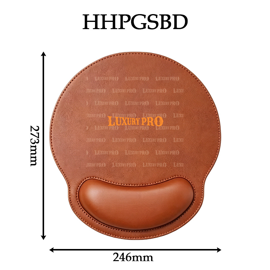 Wrist guard leather mouse pad