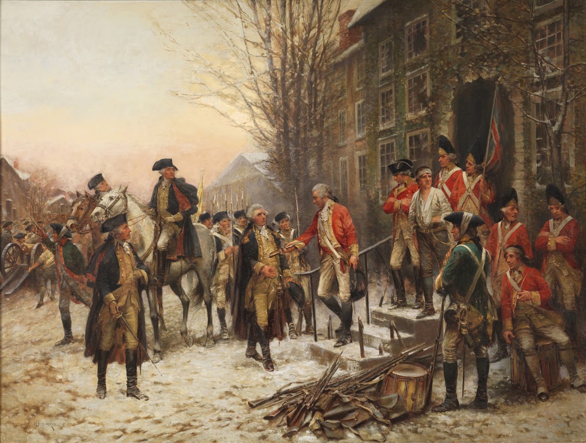 George Washington 1732 1799 in front of Nassau Hall ca 1916