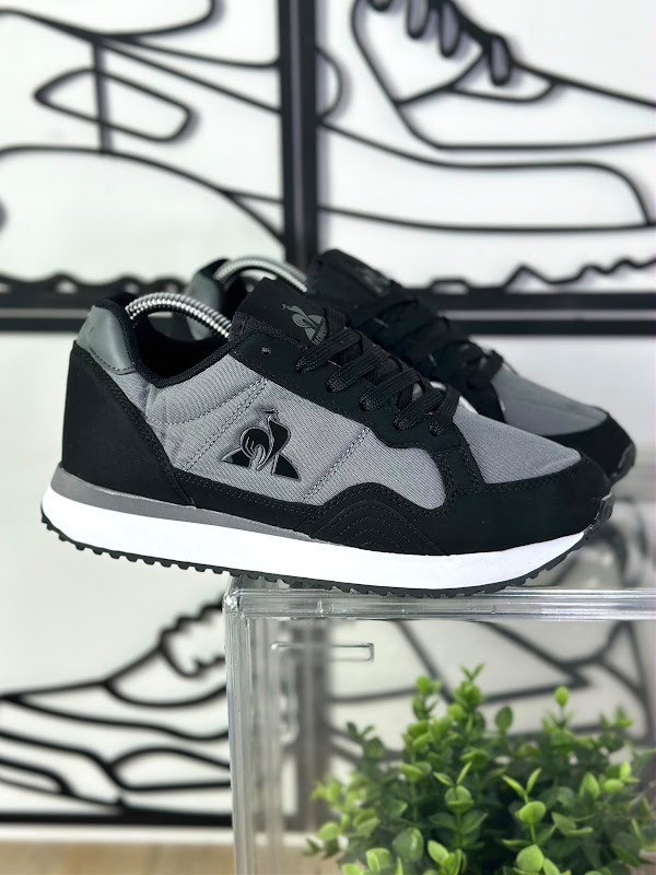 Le Coq Sportif Negro Gris