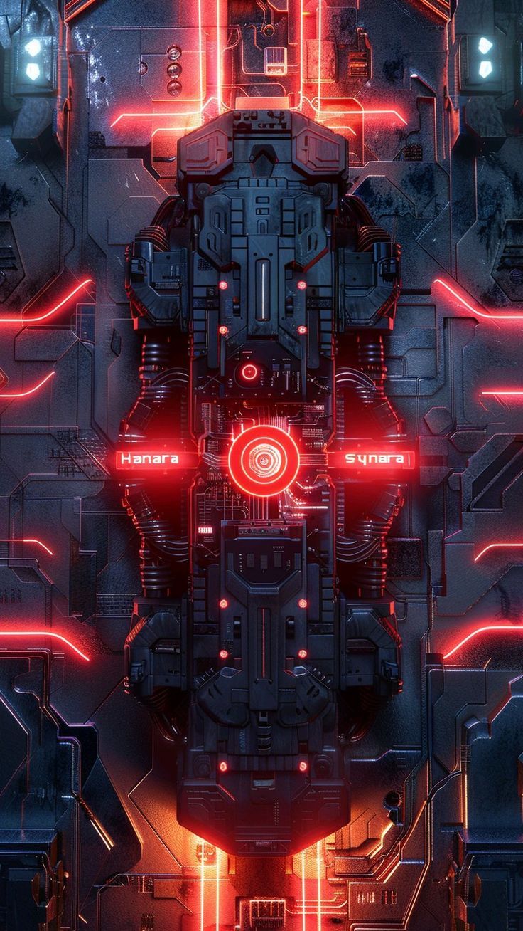 Red Neon Technology Picture