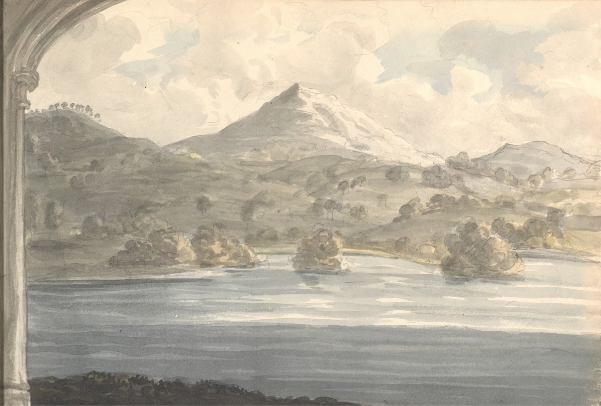 From Window at Eastnor Castle Gloucestershire Beacon September 28 1829 1829