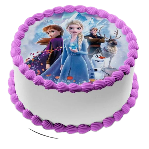 Frozen Themed Photo Cake CB-NC279