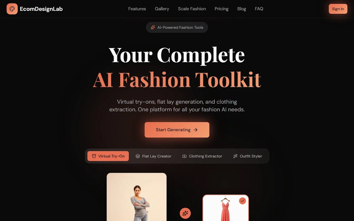 Captura de Ecomdesignlab.ai