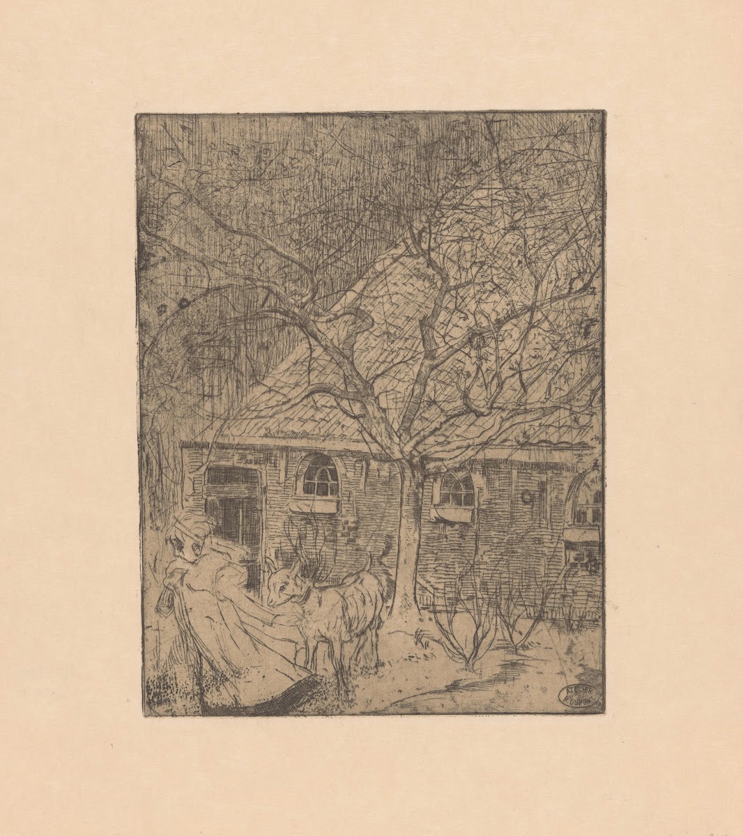 Meisje met geit 1895