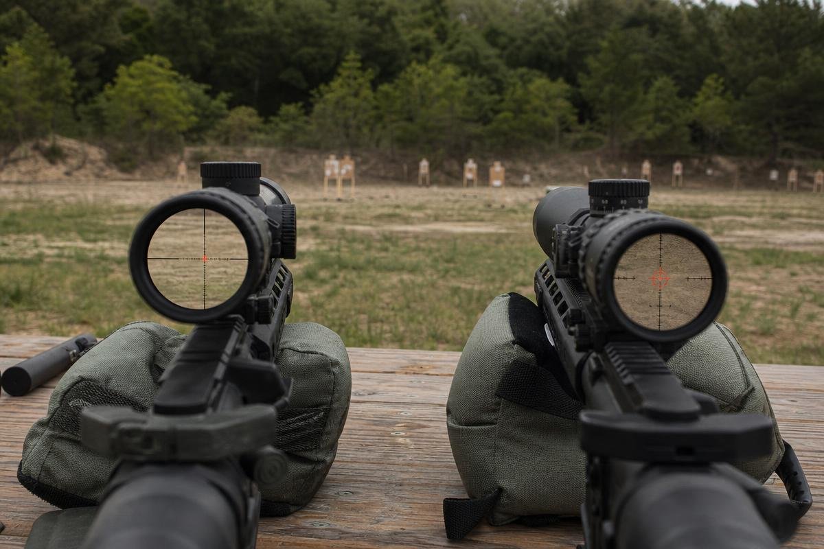 first focal plane vs second focal plane LPVO reticle view