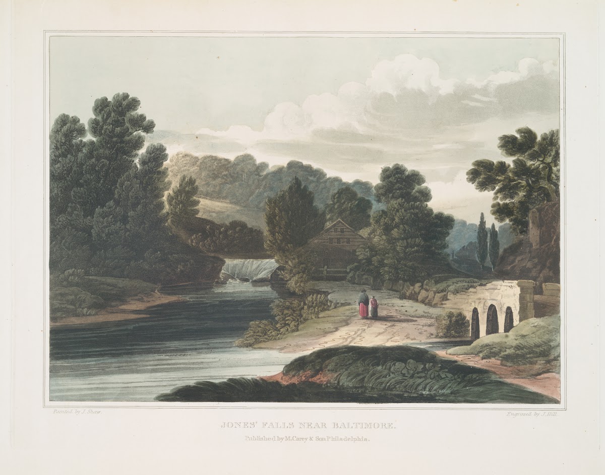 Jones Falls near Baltimore 1819   1821