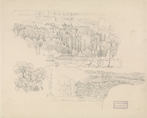 Twee landschappen 1880 1911
