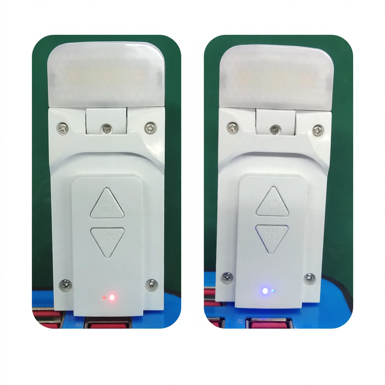 Foldable USB Reading Lamp with Clip