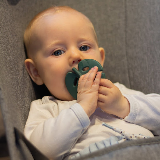 Прорізувач дитячий силіконовий PETITE&MARS Dusty Rose 0m+