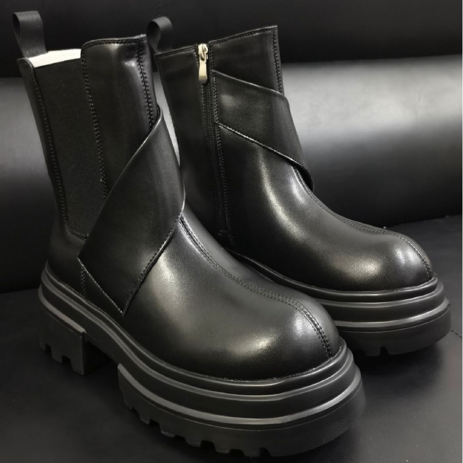 Men's Chelsea Boots, insulated, with platform