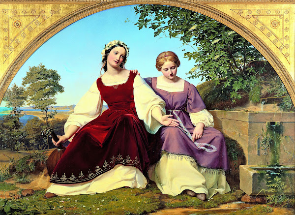 Two Girls at the Well 1833