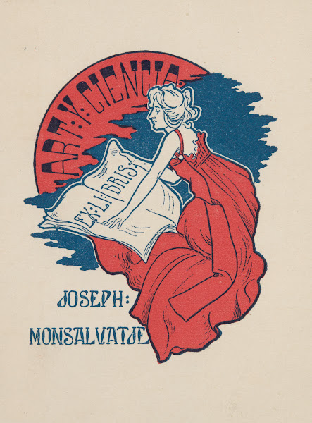 Ekslibris Joseph Monsalvatje 1902