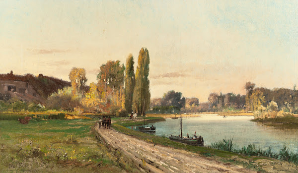 Path Along The Shore 1878