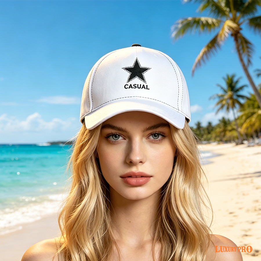3D Adult Baseball Cap - Unlined, 6-Pore, Unrealistic Stitching