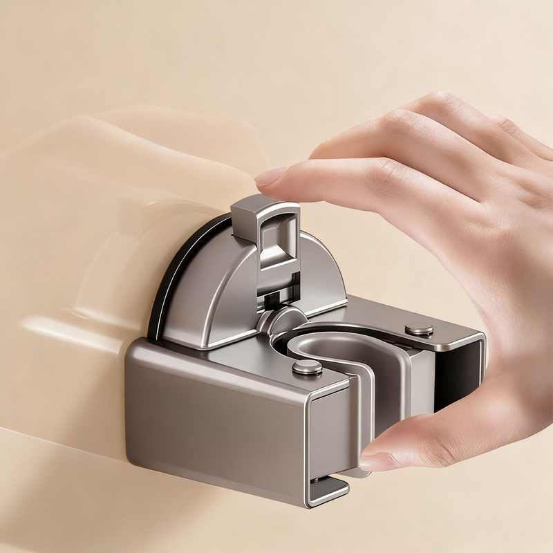 Suction cup holder for broom and mop