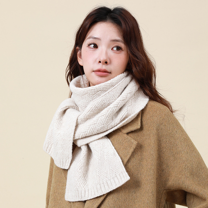 Women's scarf made of alpaca wool, 165x24cm