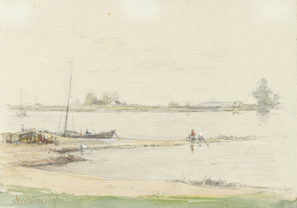 Rijn bij Arnhem 1892