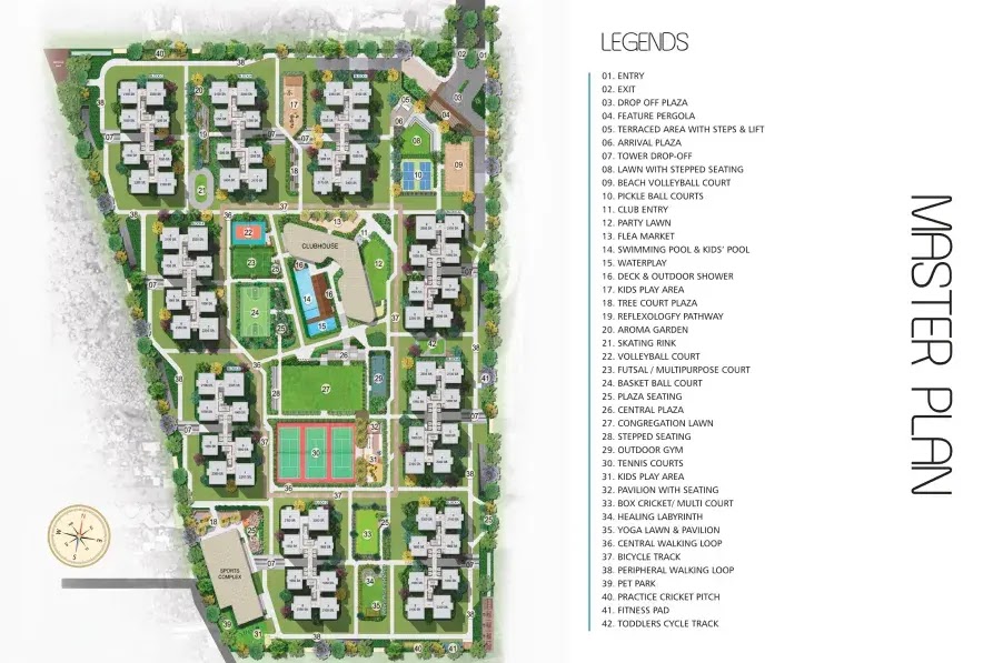 Rajapushpa Sierra Master Plan Layout