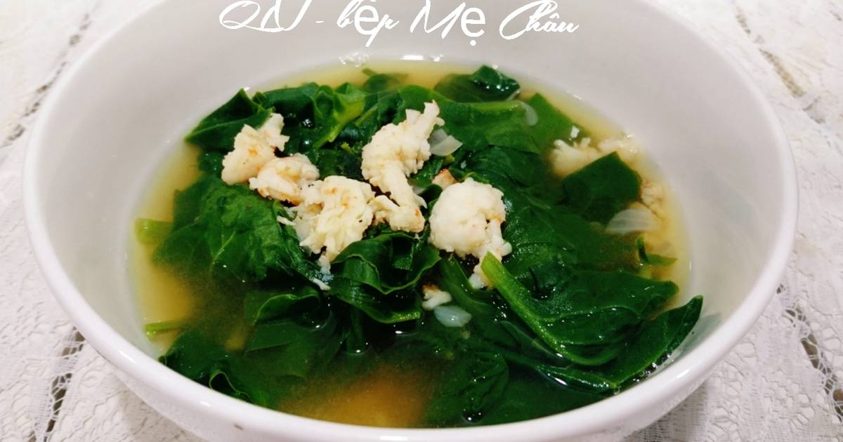Canh Mùng Tơi Nấu Tôm