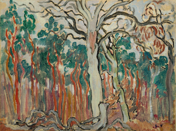Les arbres en Sologne 1918