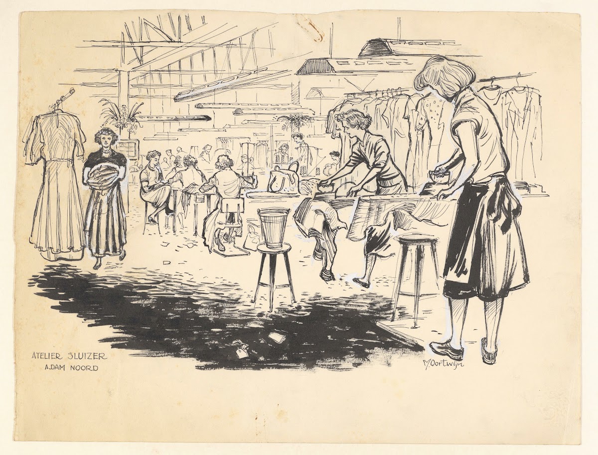 kledingatelier Sluizer 1945 1960