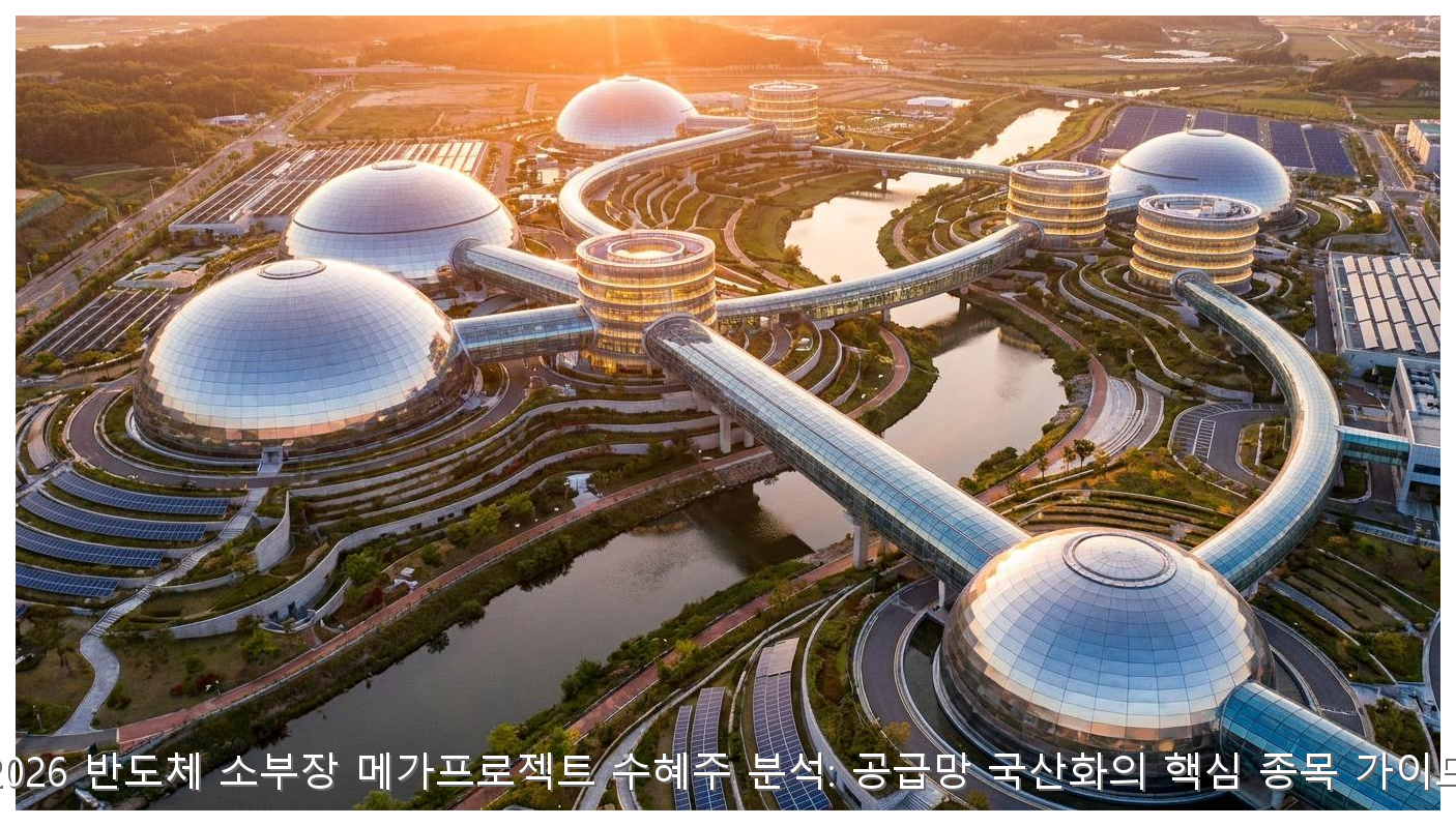 2026 반도체 소부장 메가프로젝트 수혜주 분석: 공급망 국산화의 핵심 종목 가이드 핵심 안내 및 분석 인포그래픽 (2)