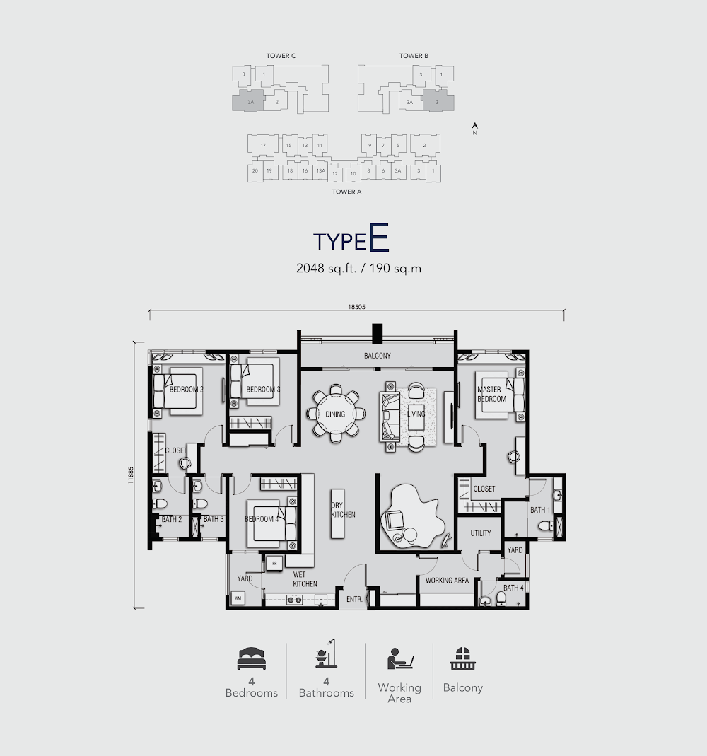 AKASA Cheras South floor plan